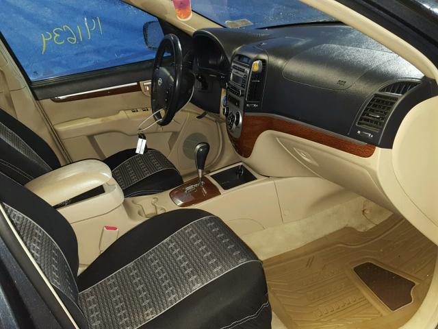 5NMSH73E67H114094 - 2007 HYUNDAI SANTA FE S 蓝色 照片 5