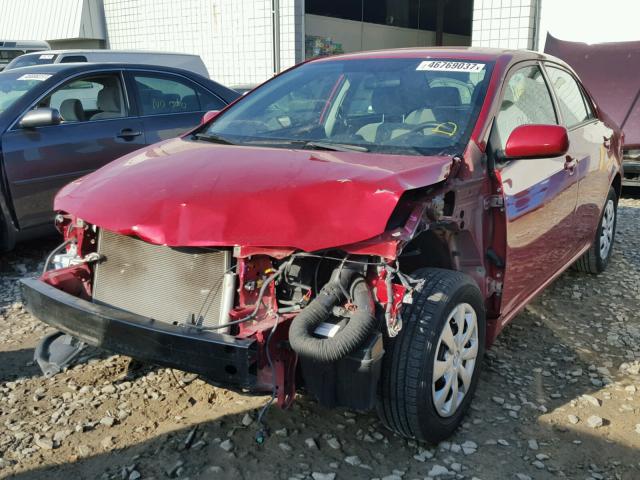 2T1BU4EEXCC859034 - 2012 TOYOTA COROLLA BA RED photo 2