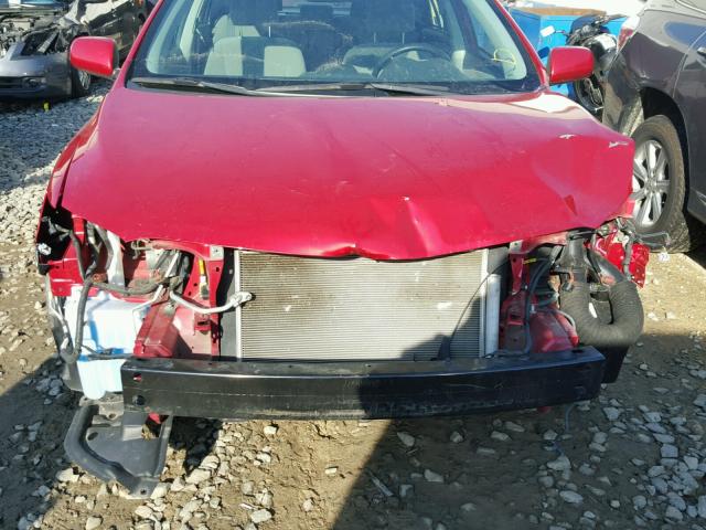 2T1BU4EEXCC859034 - 2012 TOYOTA COROLLA BA RED photo 9