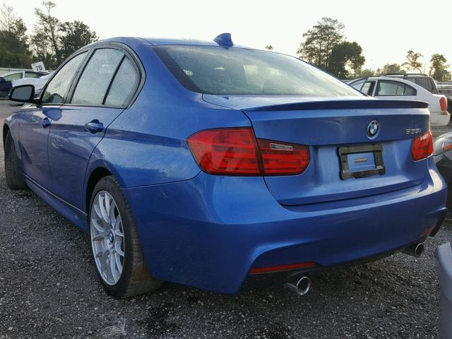 WBA3B9G52DNR89812 - 2013 BMW 335 BLUE photo 3