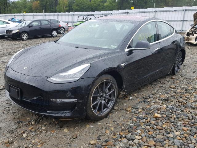 5YJ3E1EA3JF025502 - 2018 TESLA MODEL 3 შავი ფოტო 2