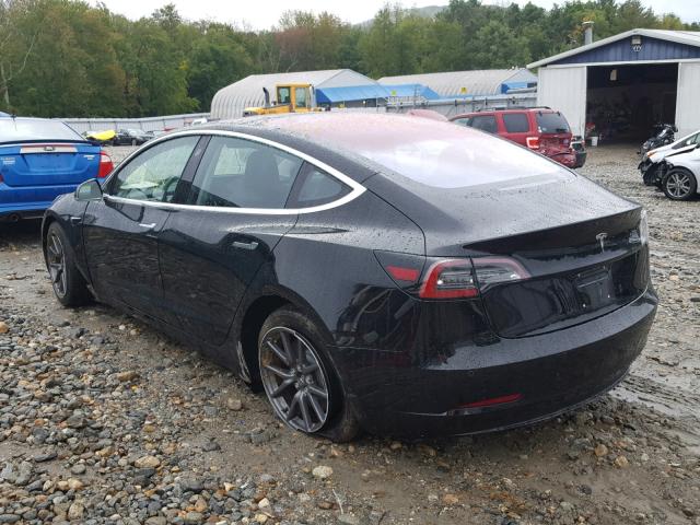 5YJ3E1EA3JF025502 - 2018 TESLA MODEL 3 შავი ფოტო 3