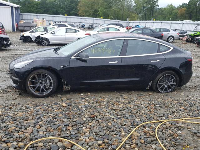 5YJ3E1EA3JF025502 - 2018 TESLA MODEL 3 შავი ფოტო 9