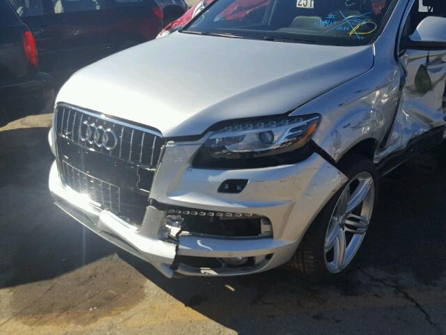 WA1DGAFE5BD008073 - 2011 AUDI Q7 PRESTIG SILVER photo 9