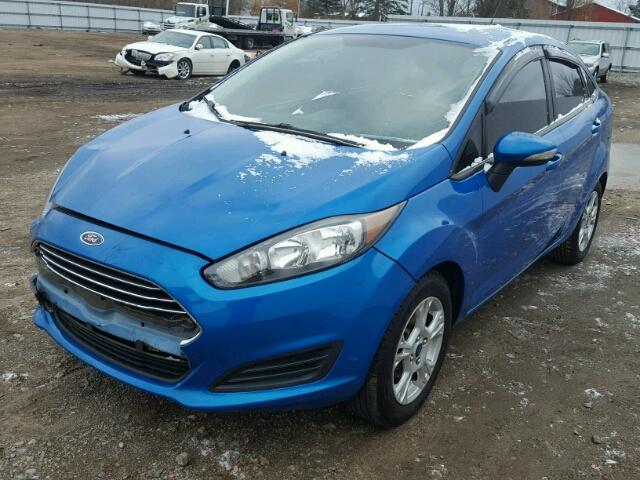 3FADP4BJ3EM145098 - 2014 FORD FIESTA SE BLUE photo 2