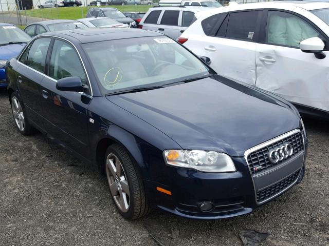 WAUAH78E38A051808 - 2008 AUDI A4 3.2 BLUE photo 1