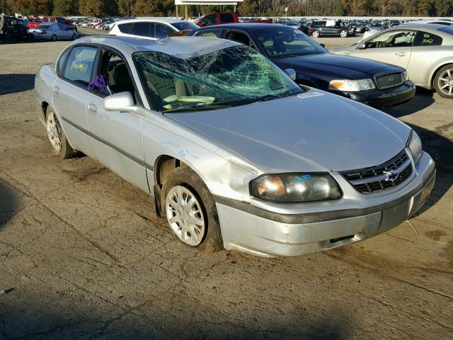 2G1WF52E639178822 - 2003 CHEVROLET IMPALA SILVER photo 1