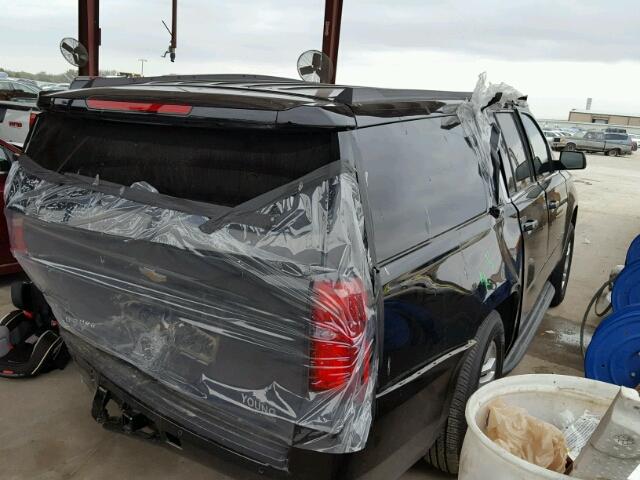 1GNSCHKC5GR476134 - 2016 CHEVROLET SUBURBAN C BLACK photo 4