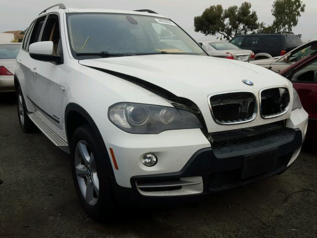 5UXFE43549L267727 - 2009 BMW X5 XDRIVE3 WHITE photo 1