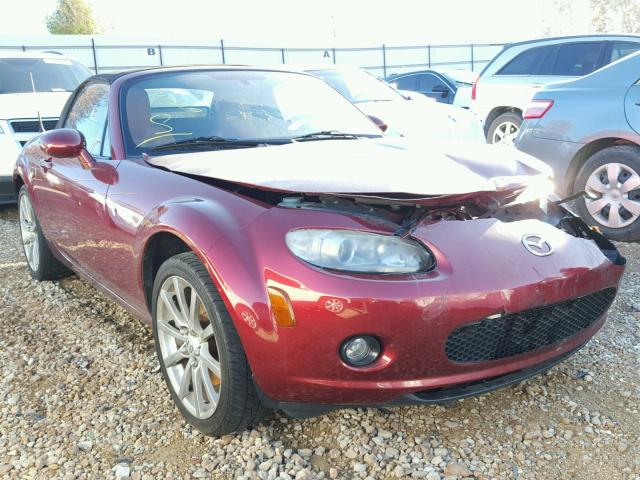 JM1NC25F480142059 - 2008 MAZDA MX-5 MIATA MAROON photo 1