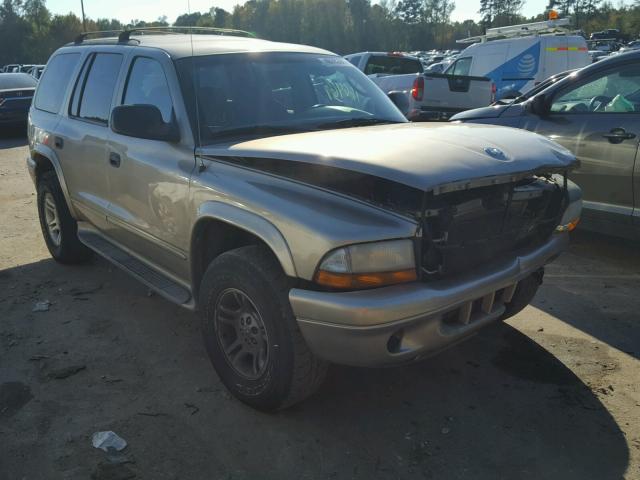 1D4HS48N33F547255 - 2003 DODGE DURANGO SL GOLD photo 1