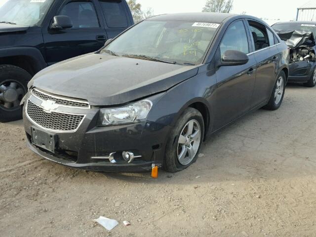 1G1PC5SB1E7333591 - 2014 CHEVROLET CRUZE LT GRAY photo 2