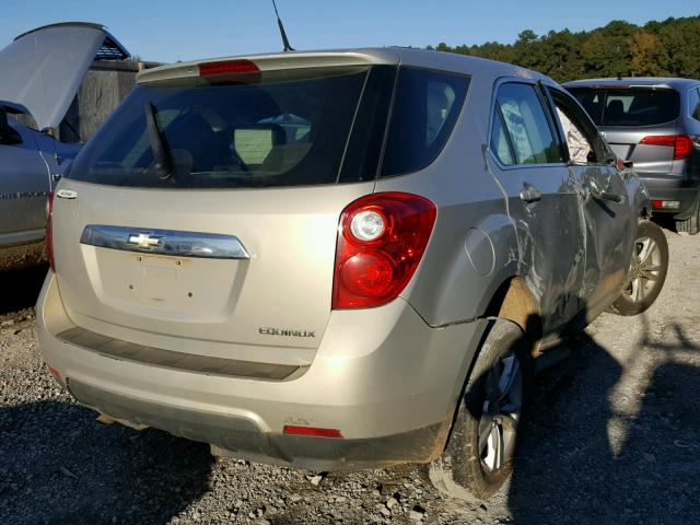 2CNALBEC2B6431777 - 2011 CHEVROLET EQUINOX LS TAN photo 4