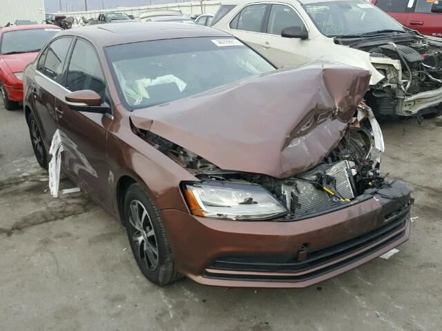 3VWDB7AJ8HM276167 - 2017 VOLKSWAGEN JETTA SE BROWN photo 1