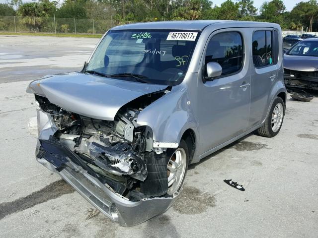 JN8AZ2KR6BT214370 - 2011 NISSAN CUBE BASE GRAY photo 2