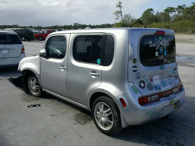 JN8AZ2KR6BT214370 - 2011 NISSAN CUBE BASE GRAY photo 3