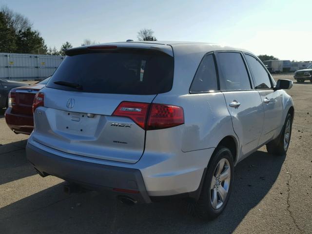 2HNYD28567H528838 - 2007 ACURA MDX SPORT GRAY photo 4