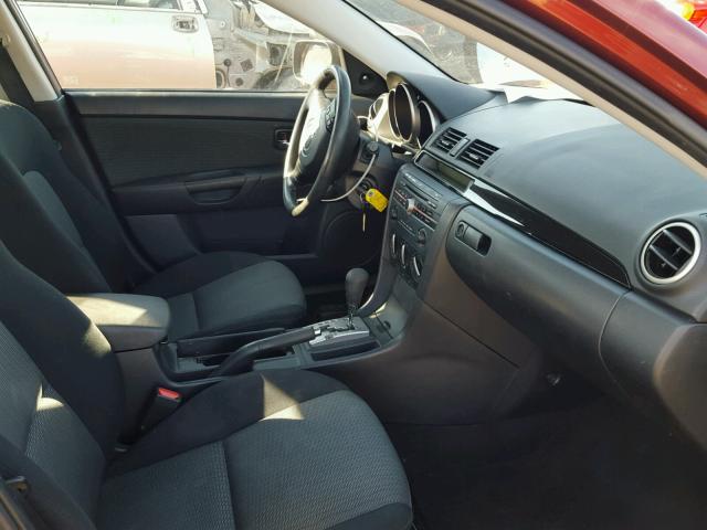 JM1BK32F091202009 - 2009 MAZDA 3 I RED photo 5