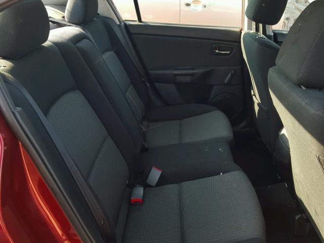 JM1BK32F091202009 - 2009 MAZDA 3 I RED photo 6