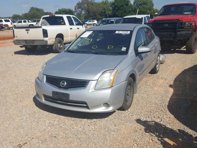 3N1AB6AP9BL706776 - 2011 NISSAN SENTRA 2.0 SILVER photo 2