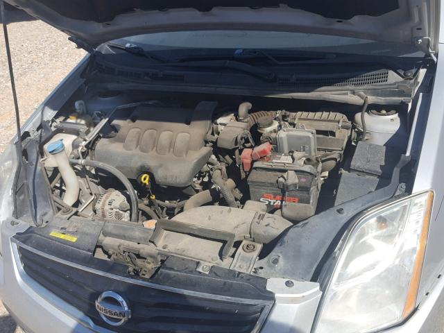 3N1AB6AP9BL706776 - 2011 NISSAN SENTRA 2.0 SILVER photo 7