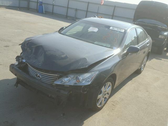 JTHBJ46G182163272 - 2008 LEXUS ES 350 BLACK photo 2