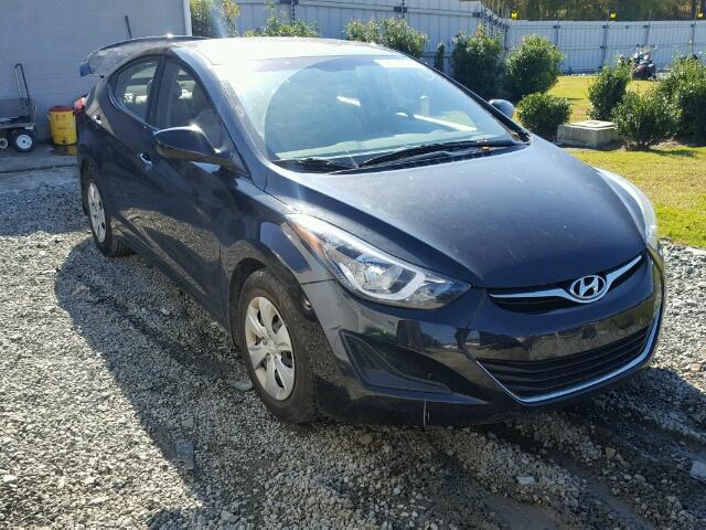 5NPDH4AE9GH775731 - 2016 HYUNDAI ELANTRA SE BLACK photo 1