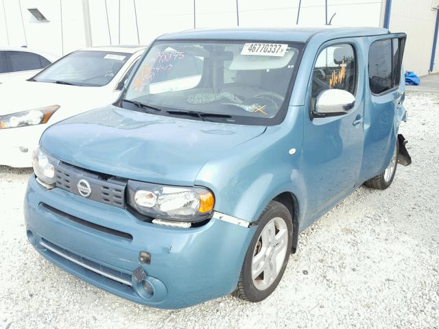 JN8AZ2KR8BT211177 - 2011 NISSAN CUBE BASE BLUE photo 2