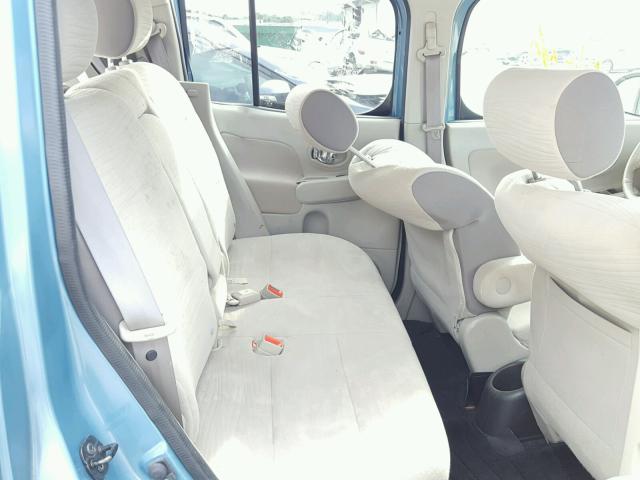 JN8AZ2KR8BT211177 - 2011 NISSAN CUBE BASE BLUE photo 6