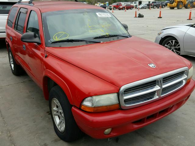 1D4HR48Z83F625043 - 2003 DODGE DURANGO SL RED photo 1