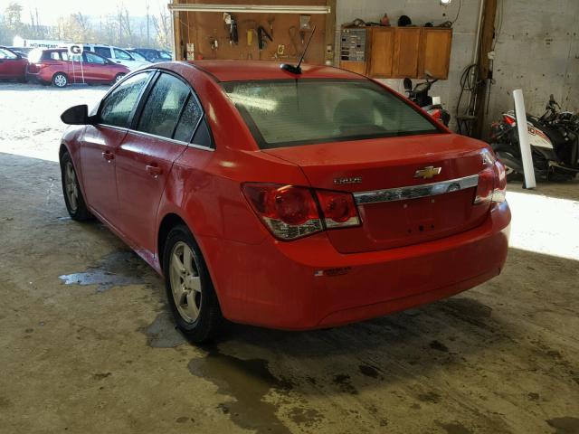 1G1PC5SB4F7254949 - 2015 CHEVROLET CRUZE LT RED photo 3