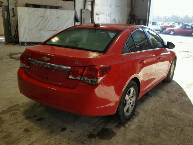 1G1PC5SB4F7254949 - 2015 CHEVROLET CRUZE LT RED photo 4