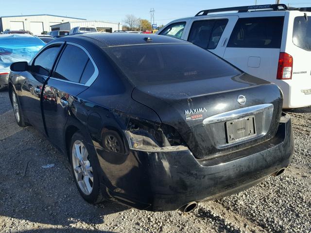 1N4AA5AP5CC849981 - 2012 NISSAN MAXIMA S Noir photo 3