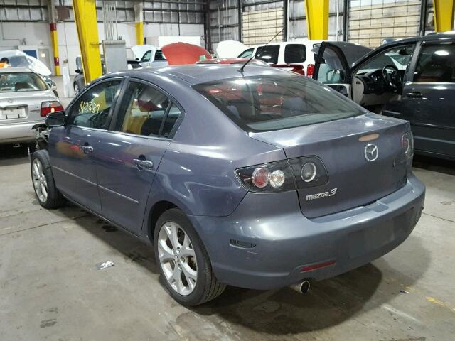 JM1BK32G091252806 - 2009 MAZDA 3 I GRAY photo 3