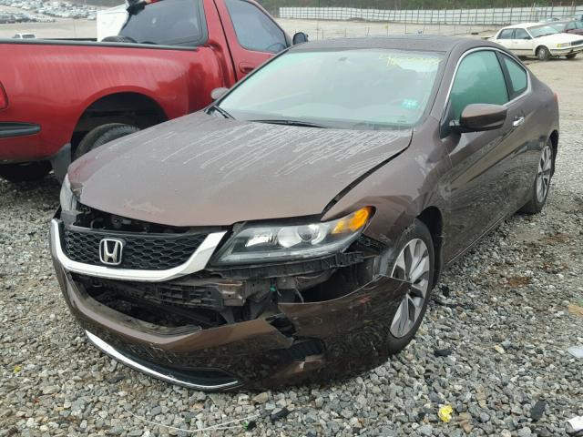 1HGCT1B34EA006825 - 2014 HONDA ACCORD LX- BROWN photo 2