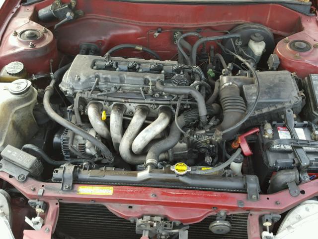 2T1BR12EXYC337287 - 2000 TOYOTA COROLLA VE MAROON photo 7