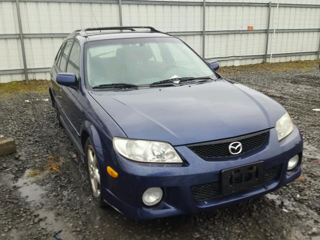 JM1BJ245621553966 - 2002 MAZDA PROTEGE PR BLUE photo 1