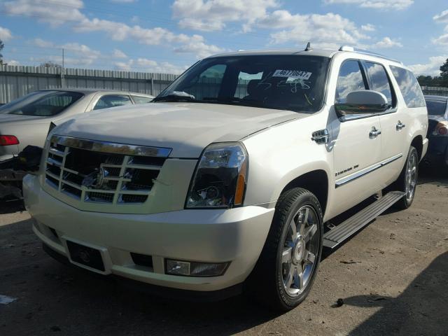 1GYFK26249R254273 - 2009 CADILLAC ESCALADE E WHITE photo 2