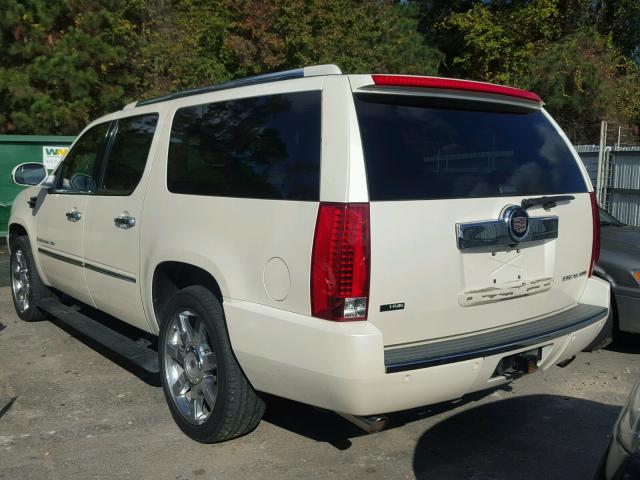 1GYFK26249R254273 - 2009 CADILLAC ESCALADE E WHITE photo 3