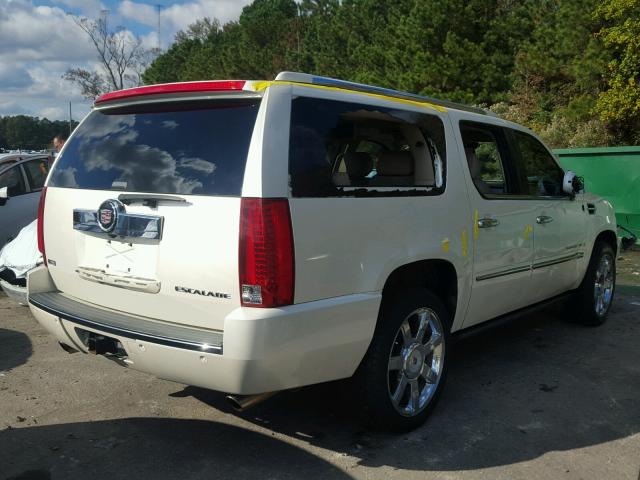 1GYFK26249R254273 - 2009 CADILLAC ESCALADE E WHITE photo 4