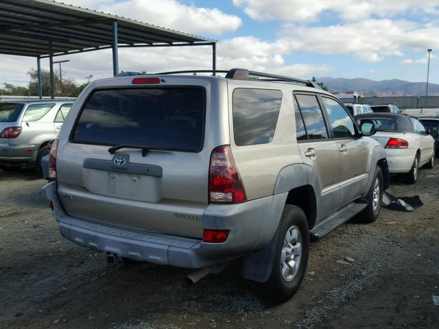 JTEZT14R830006917 - 2003 TOYOTA 4RUNNER SR TAN photo 4