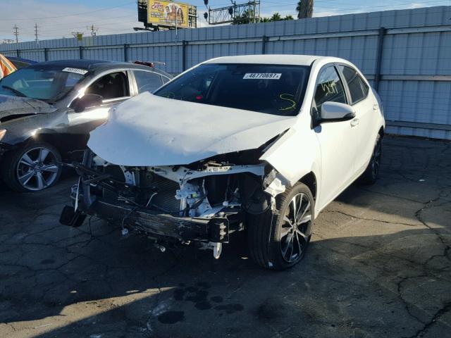 2T1BURHEXHC799286 - 2017 TOYOTA COROLLA L WHITE photo 2