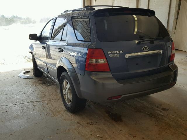 KNDJD736175667450 - 2007 KIA SORENTO EX BLUE photo 3