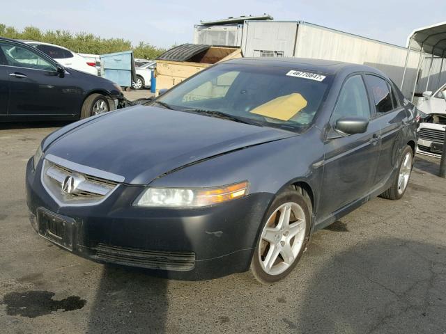 19UUA66295A041272 - 2005 ACURA TL CHARCOAL photo 2