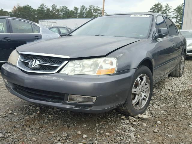 19UUA56612A054350 - 2002 ACURA 3.2TL GRAY photo 2