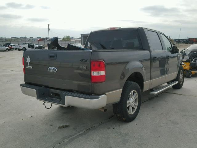 1FTRW12W45KE28341 - 2005 FORD F150 SUPER BROWN photo 4