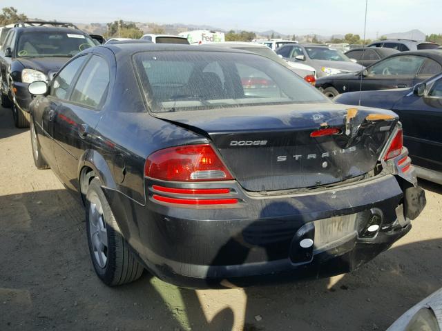 1B3EL46J15N568760 - 2005 DODGE STRATUS SX BLACK photo 3