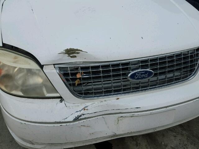 2FMZA52276BA40434 - 2006 FORD FREESTAR S WHITE photo 9