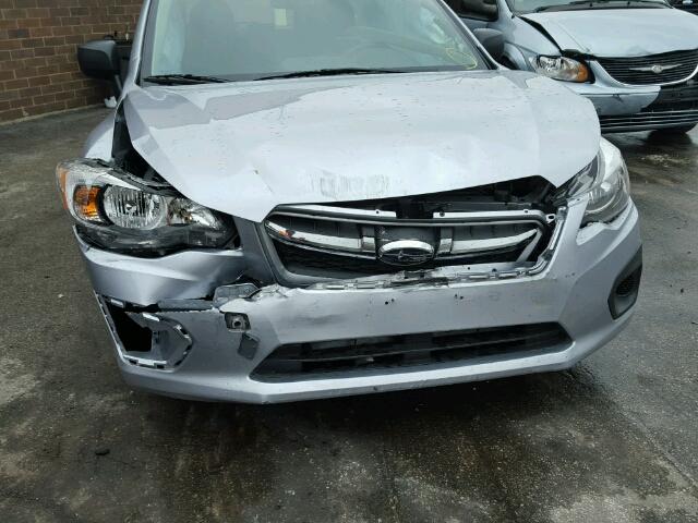 JF1GPAA63E8224736 - 2014 SUBARU IMPREZA BA SILVER photo 9