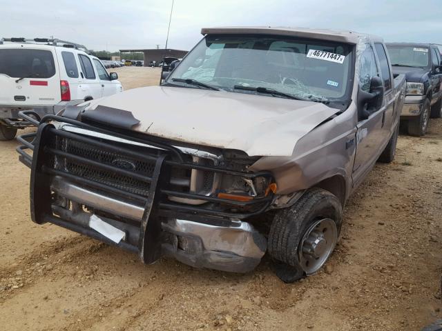 1FTSW30F3XEE66824 - 1999 FORD F350 SRW S GOLD photo 2